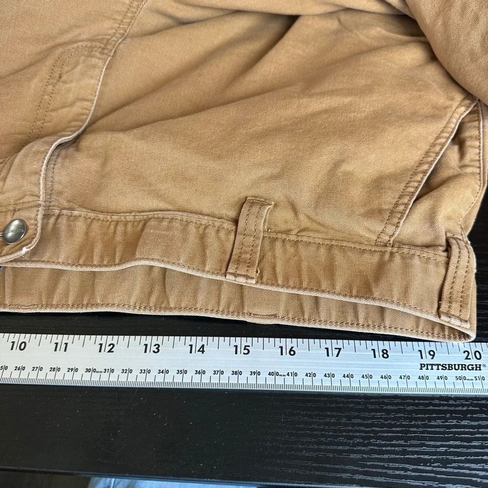 Carhartt Mens Relaxed Fit Canvas Jogger Pants Brown 40 Short Carpenter Utility - Picture 9 of 12